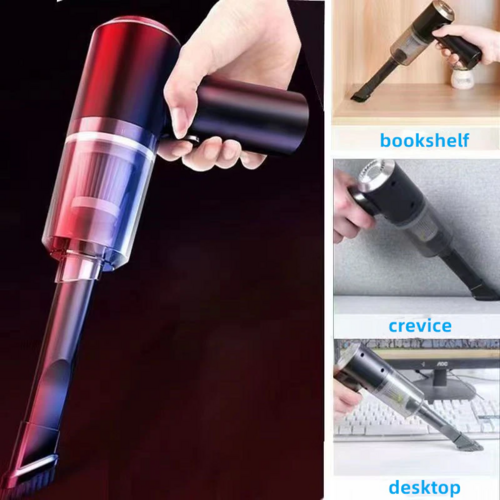 Mini Cordless Vacuum Cleaner | Powerful 9000Pa Suction for Car & Home