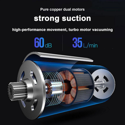 Mini Cordless Vacuum Cleaner | Powerful 9000Pa Suction for Car & Home