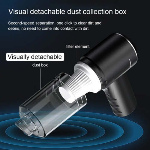 Mini Cordless Vacuum Cleaner | Powerful 9000Pa Suction for Car & Home