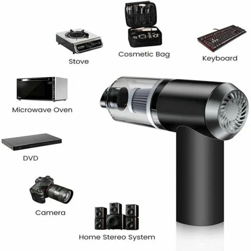 Mini Cordless Vacuum Cleaner | Powerful 9000Pa Suction for Car & Home