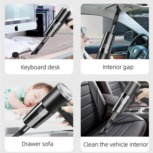 Mini Cordless Vacuum Cleaner | Powerful 9000Pa Suction for Car & Home