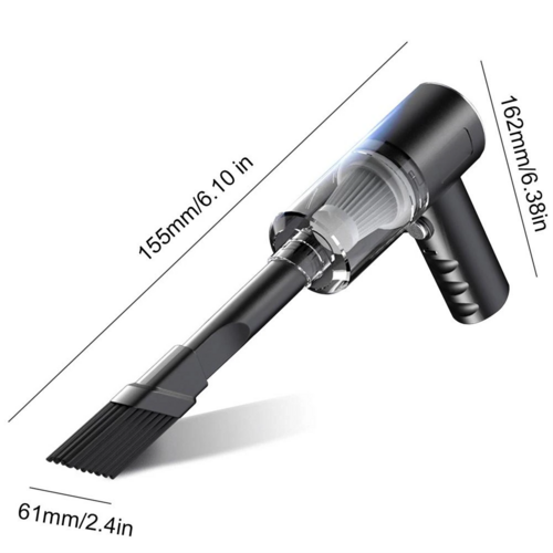 Mini Cordless Vacuum Cleaner | Powerful 9000Pa Suction for Car & Home