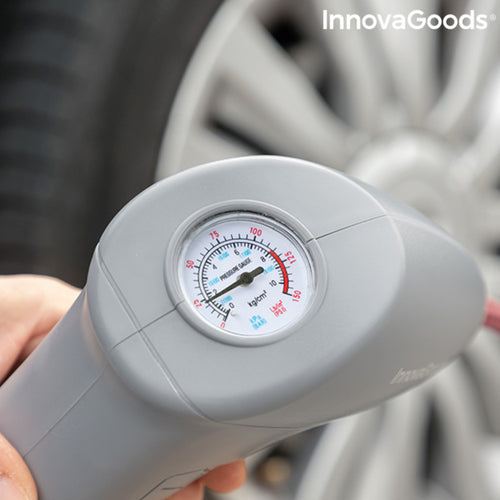 Portable Air Compressor for Car Tires with LED Emergency Light