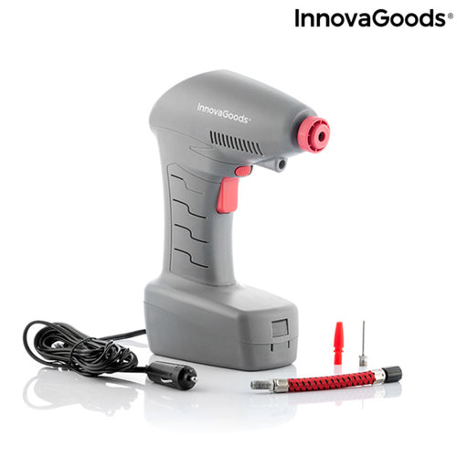 Portable Air Compressor for Car Tires with LED Emergency Light