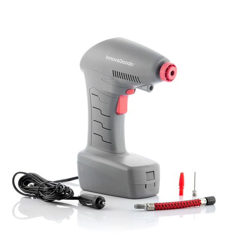 Portable Air Compressor for Car Tires with LED Emergency Light