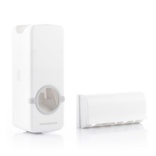 Toothpaste Dispenser & Toothbrush Holder