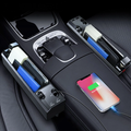 Premium Car Seat Organizer & Phone Charger
